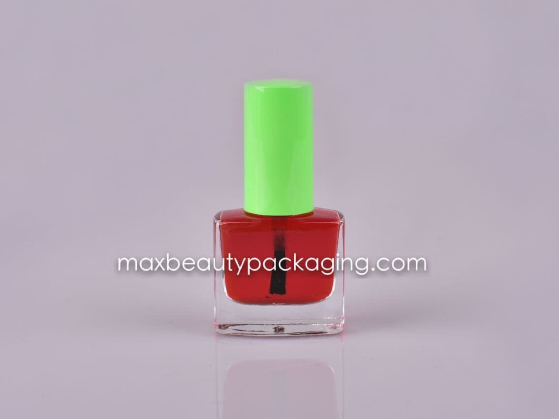 nail polish cap with brush nail polish bottle